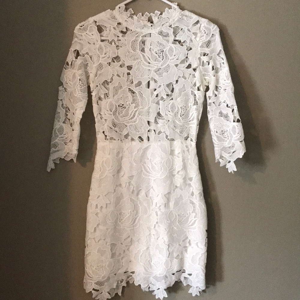 White Lace Hello Molly Dress